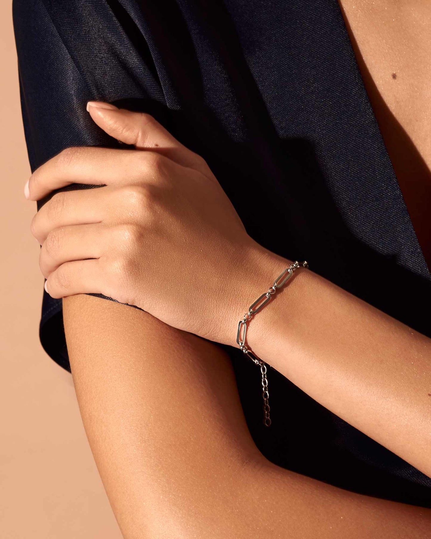 Bracelet À Maillons Argent