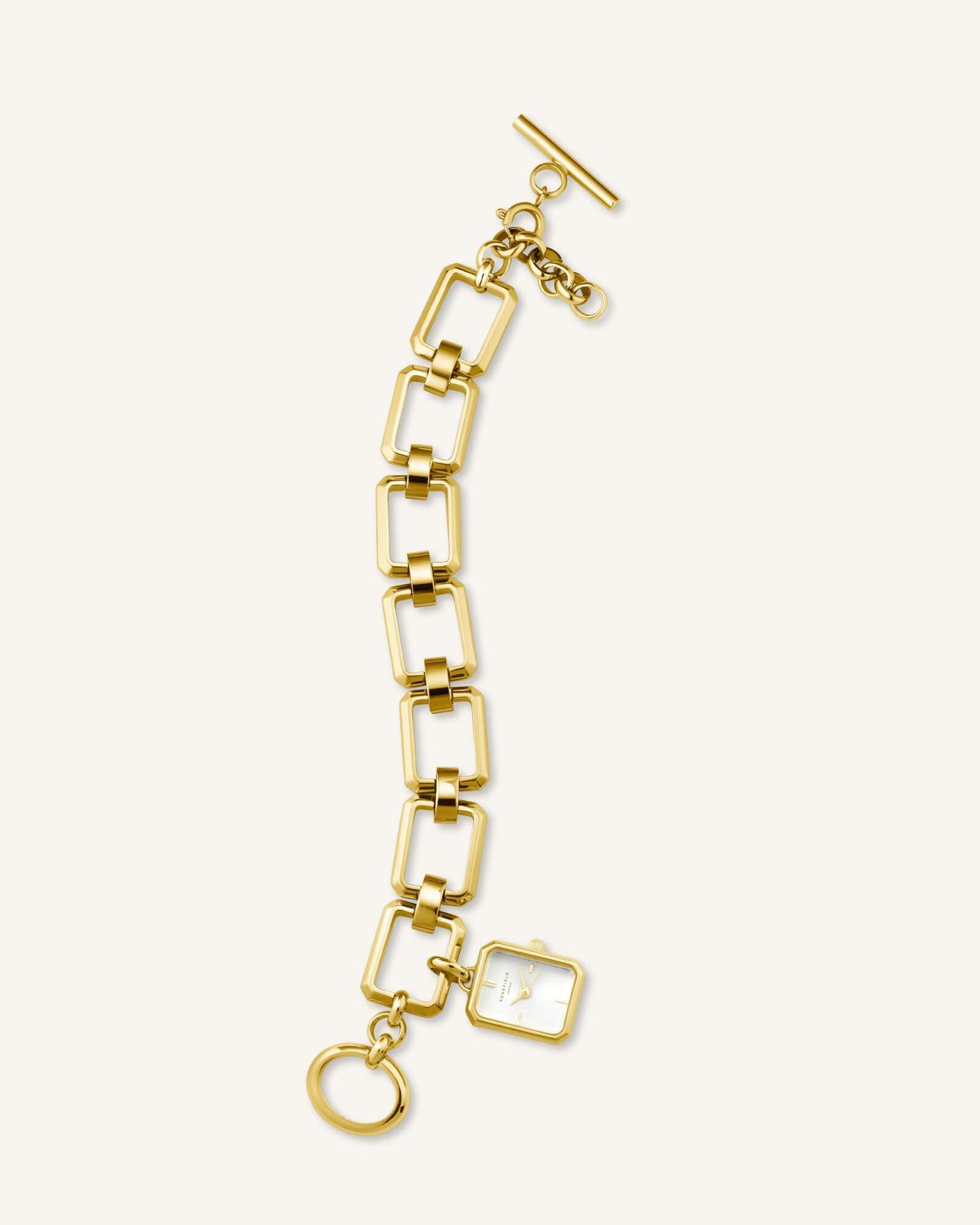 Octagon Charm Chain Or