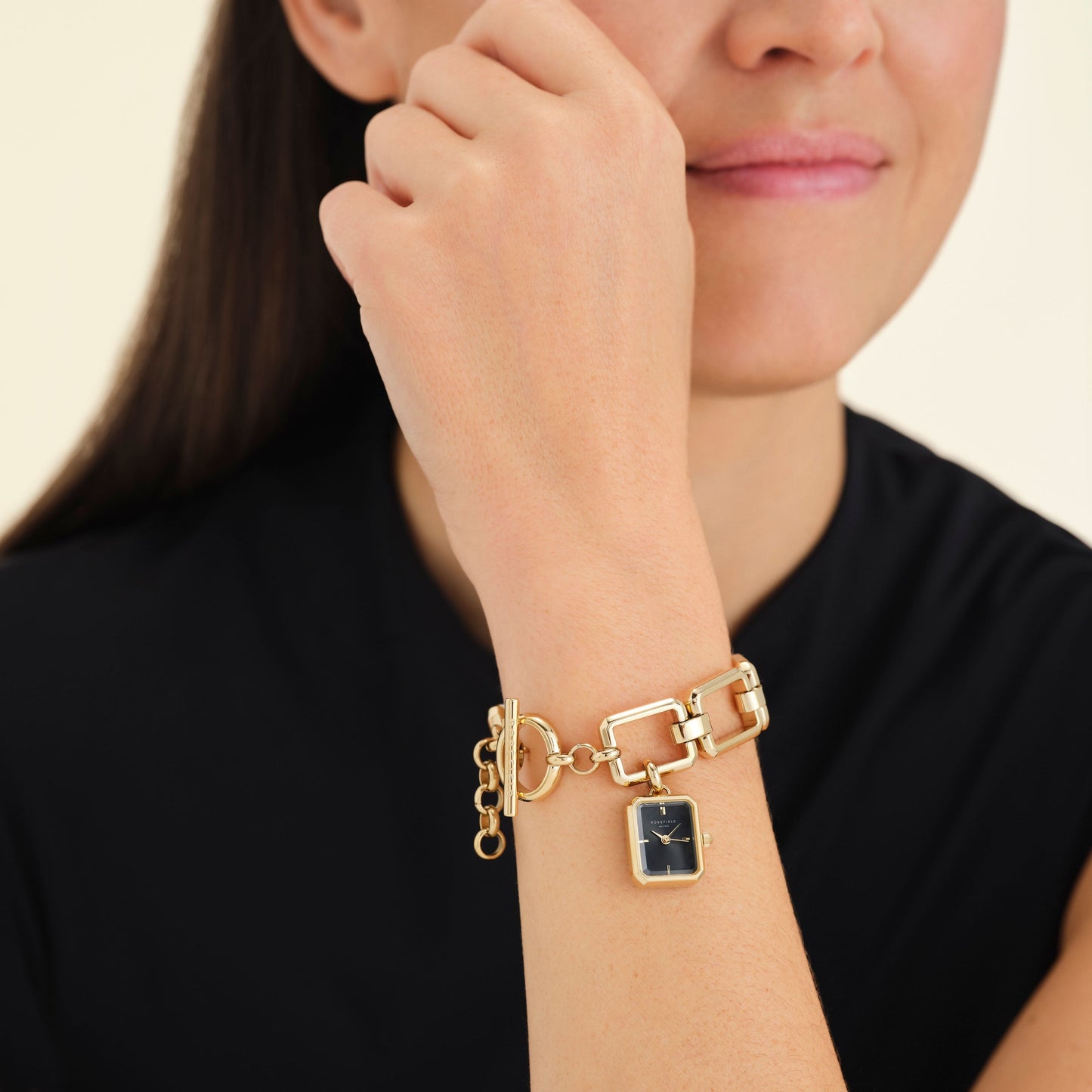 Octagon Chain Or Noir