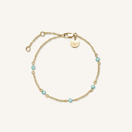 Bracelet en pierre bleu