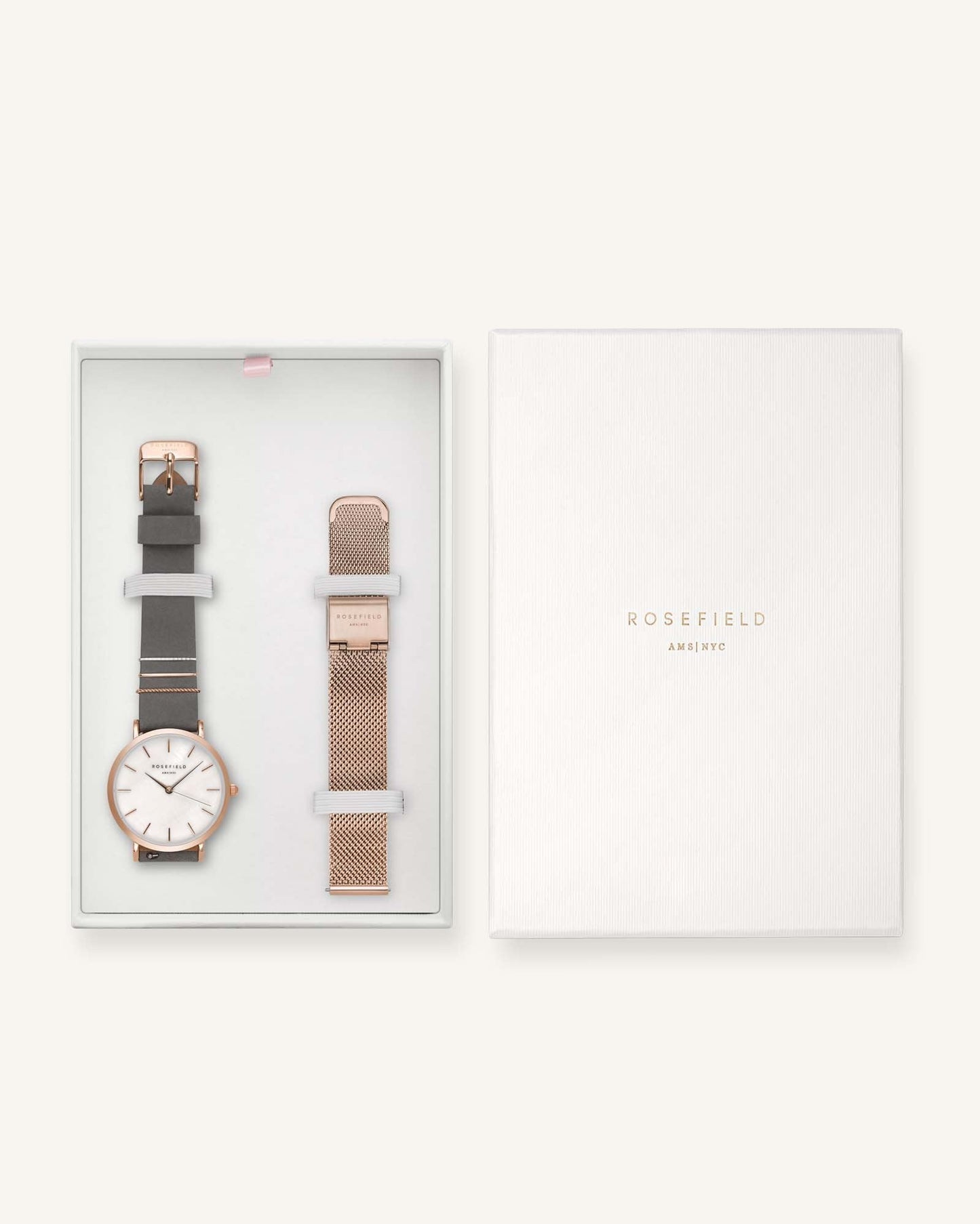 Coffret Cadeau West Village Gris + Bracelet