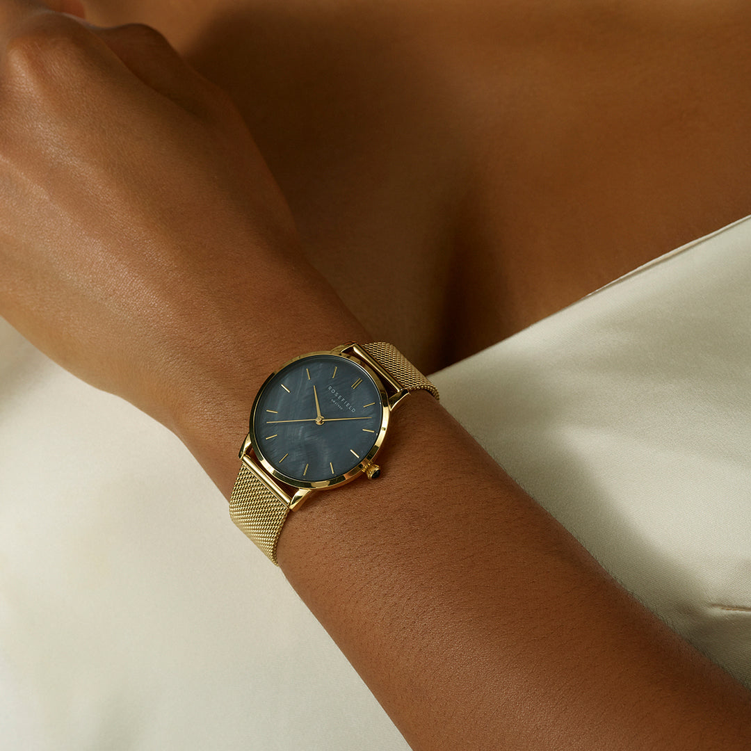 Pearl Edit Maille Noir Or