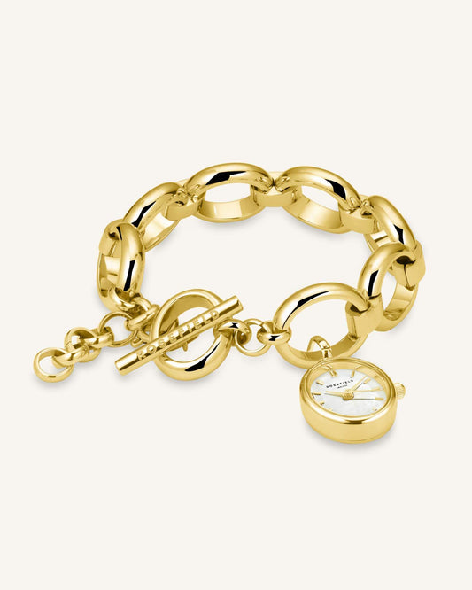 Oval Charm Chain Or