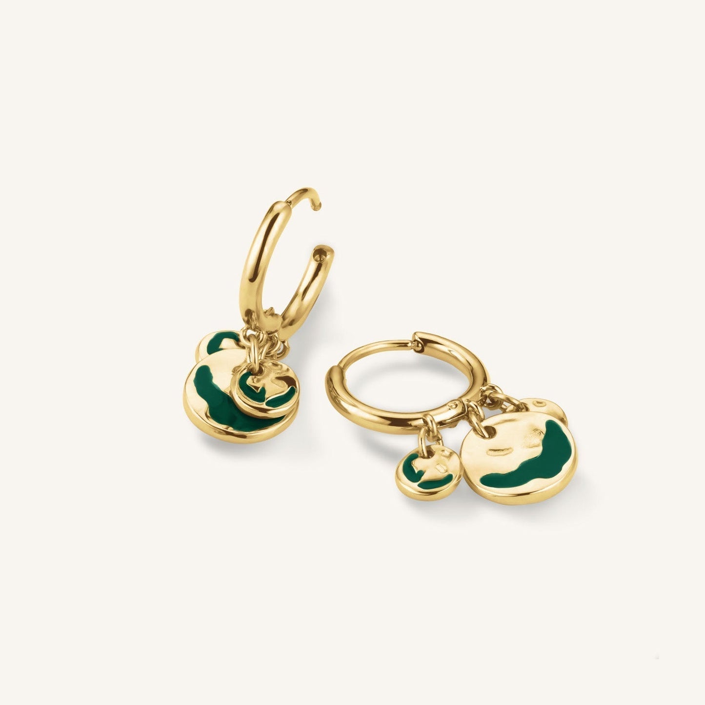 Boucles Texturées Émeraude