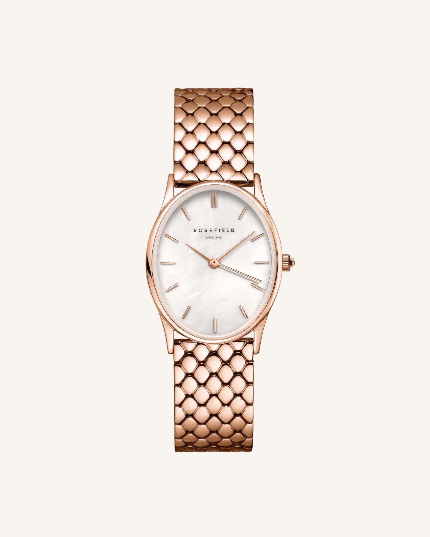 Oval Nacre Or Rose