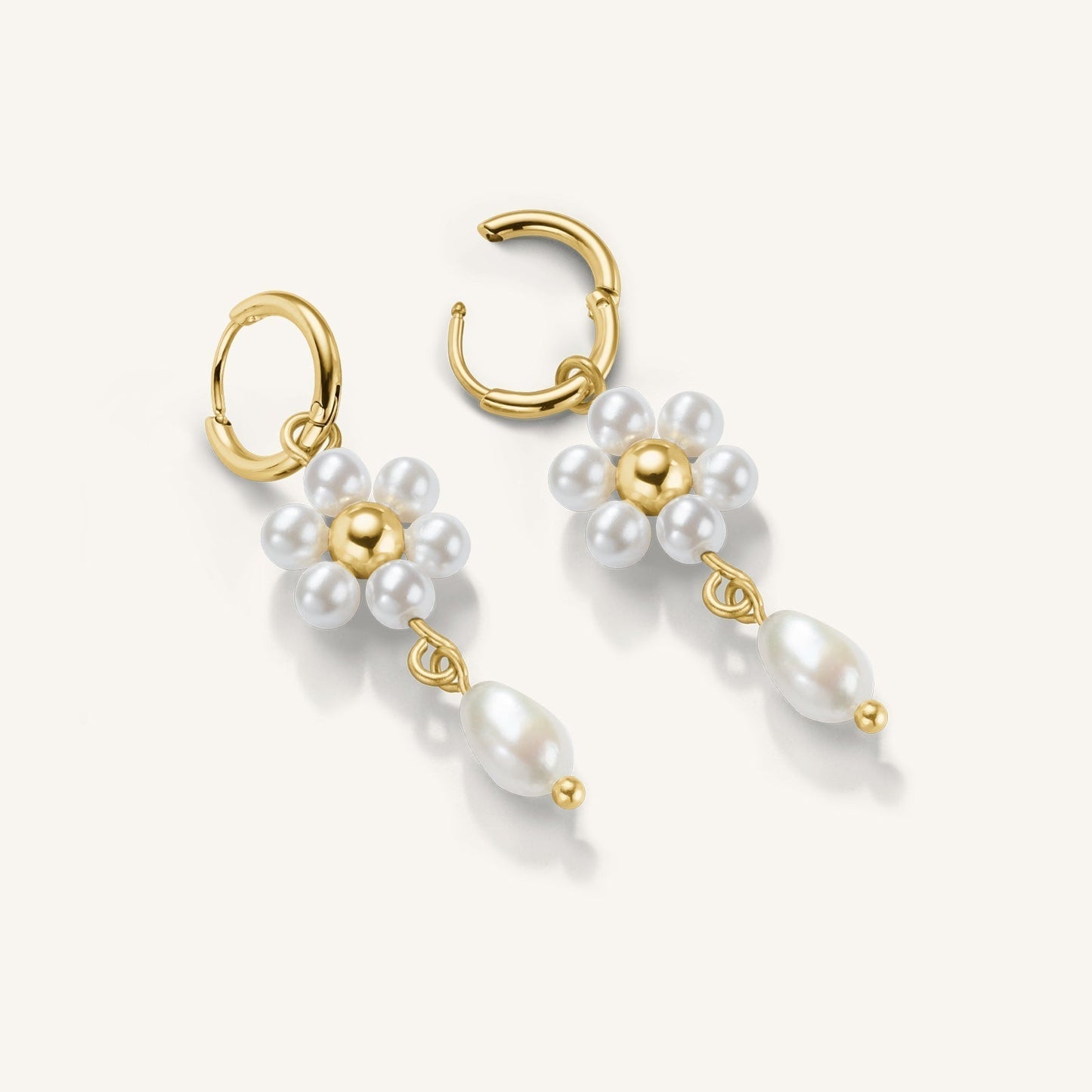 Boucles d’oreilles marguerite