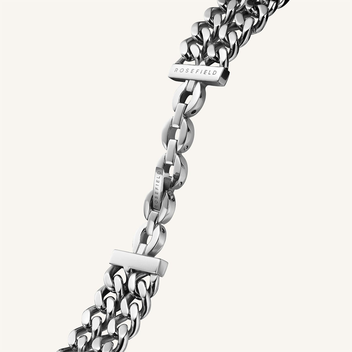 Studio Double Chain Argent