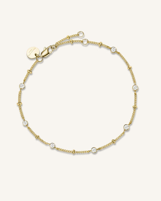 Bracelet Cristaux Or