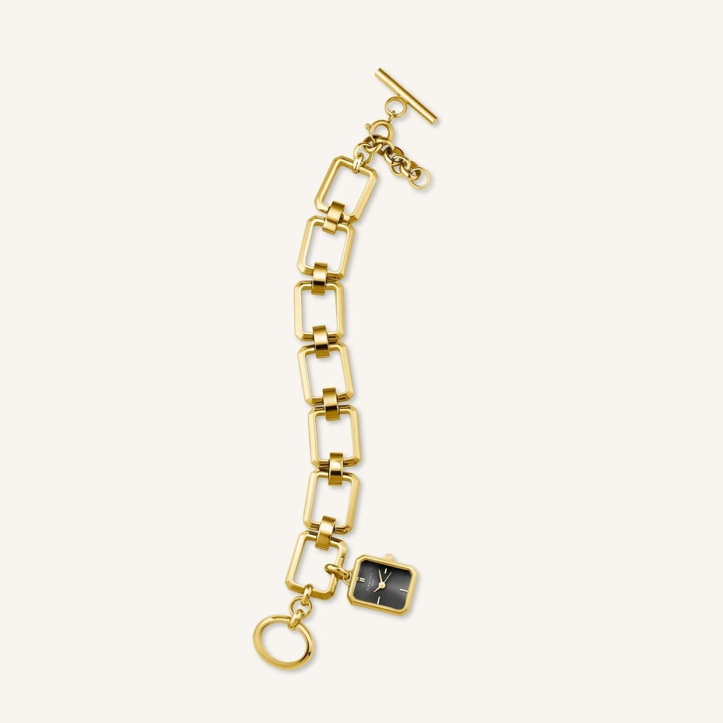 Octagon Chain Or Noir