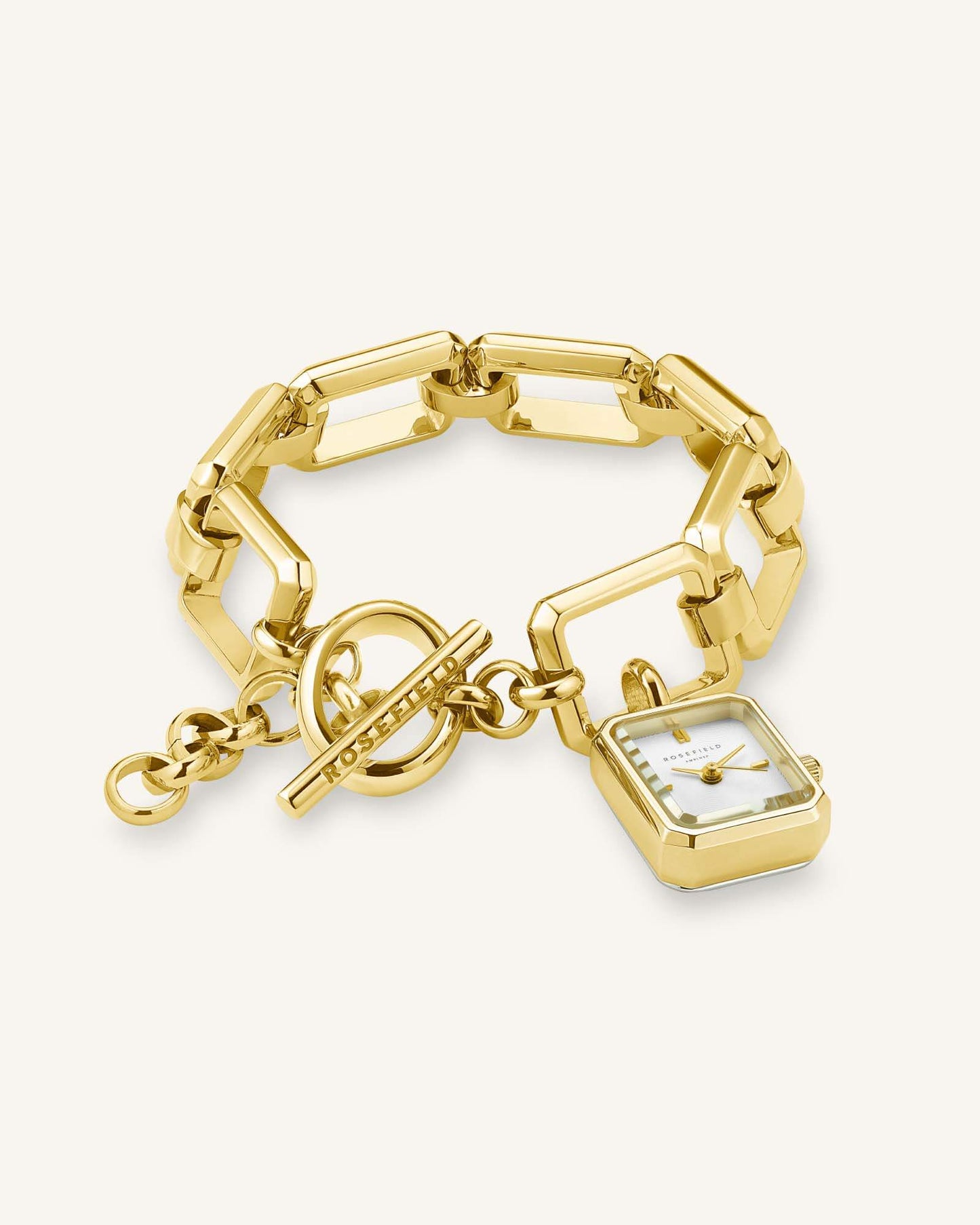 Octagon Charm Chain Or