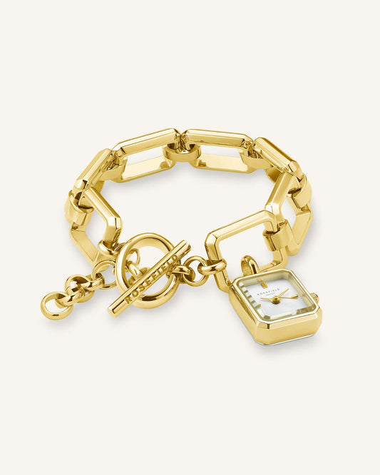 Octagon Charm Chain Or