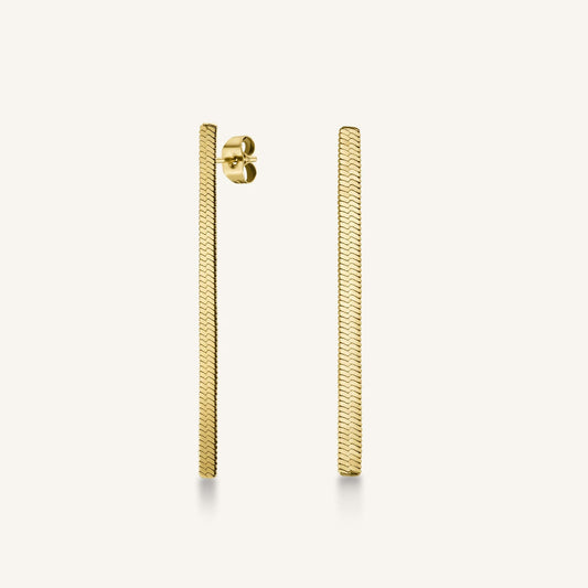 Boucles D’Oreilles Serpent Or