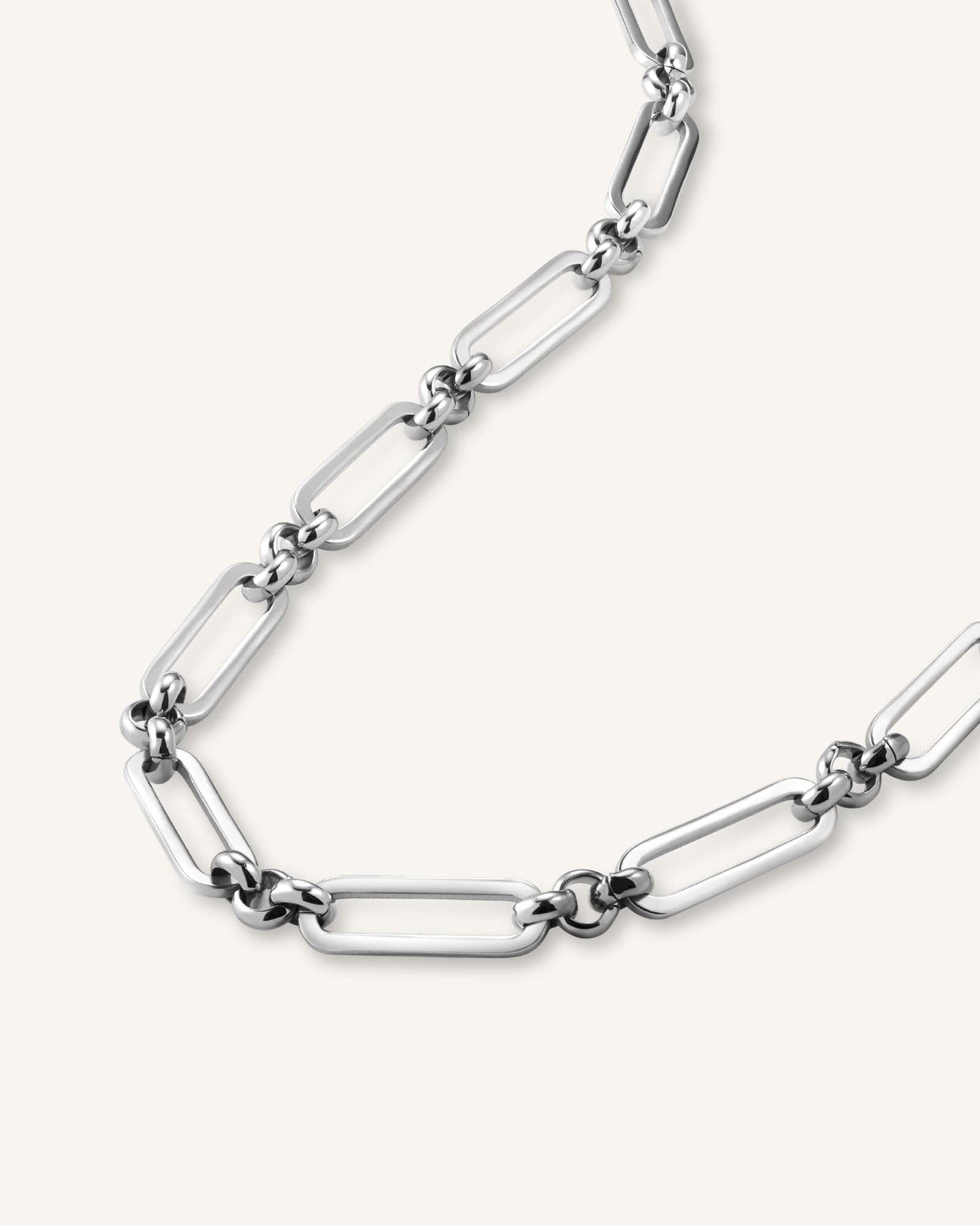 Bracelet À Maillons Argent