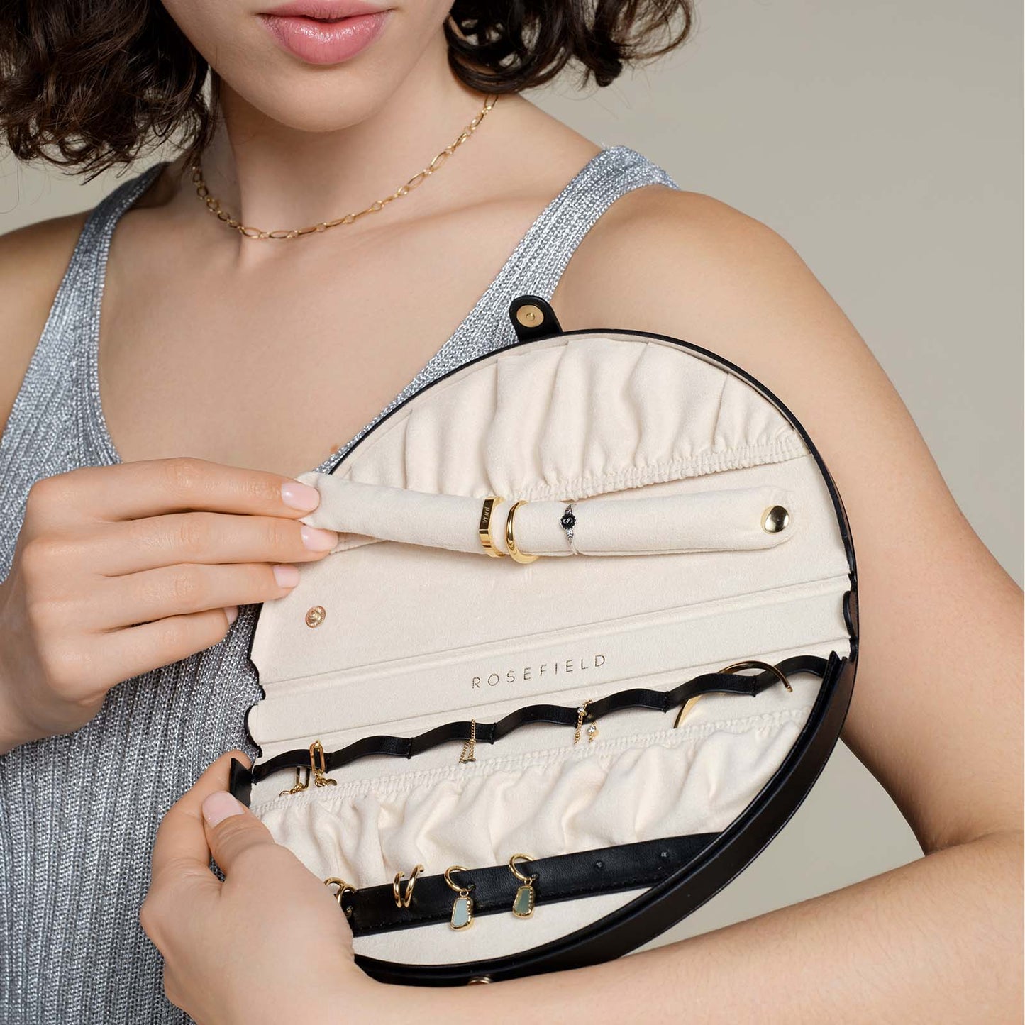 Pochette À Bijoux Demi-Lune