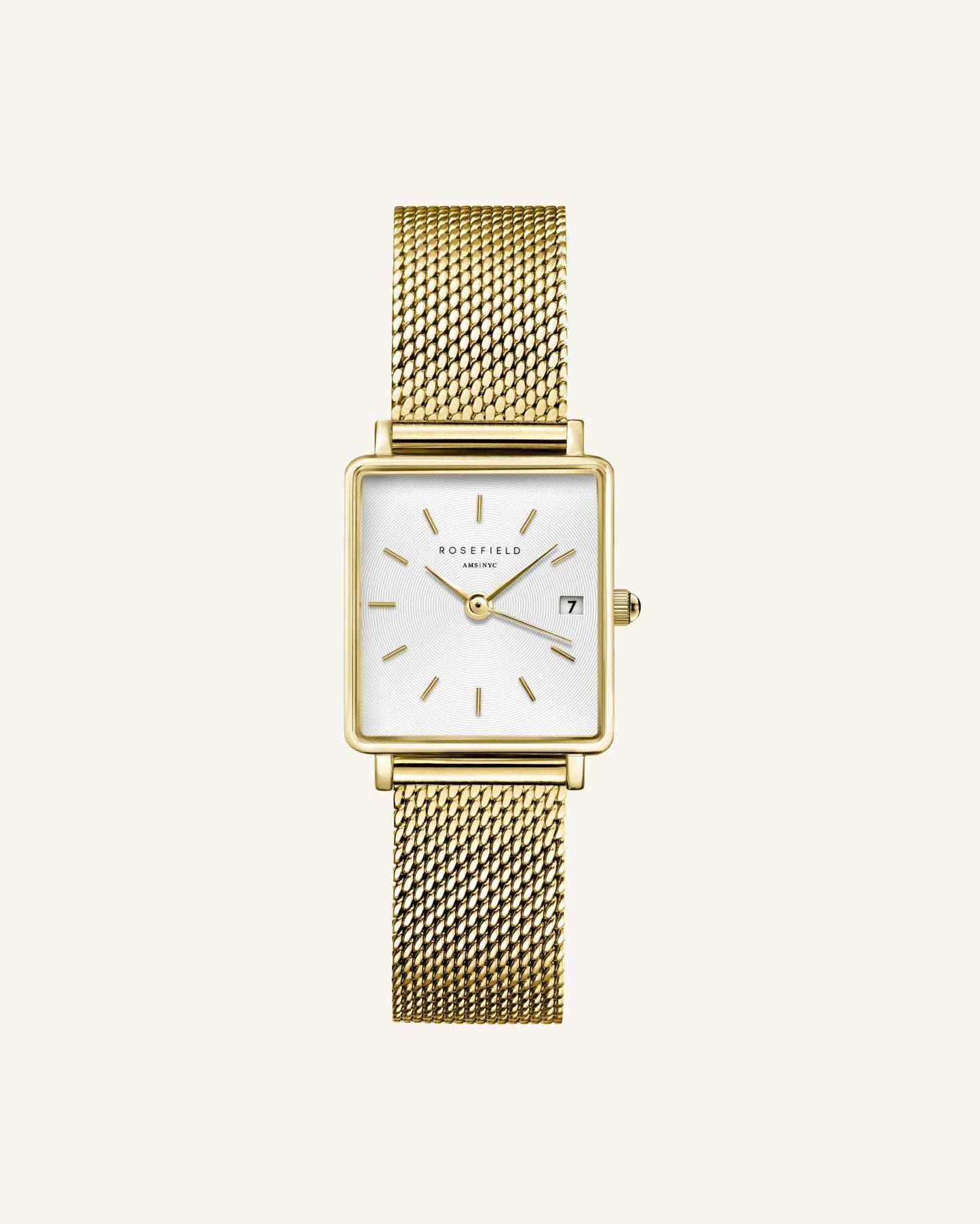 Boxy XS Maille Or - Avec Gravure