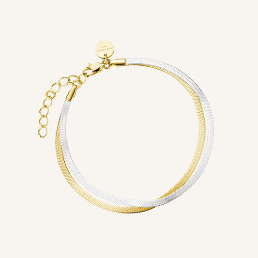 Bracelet Double Serpent