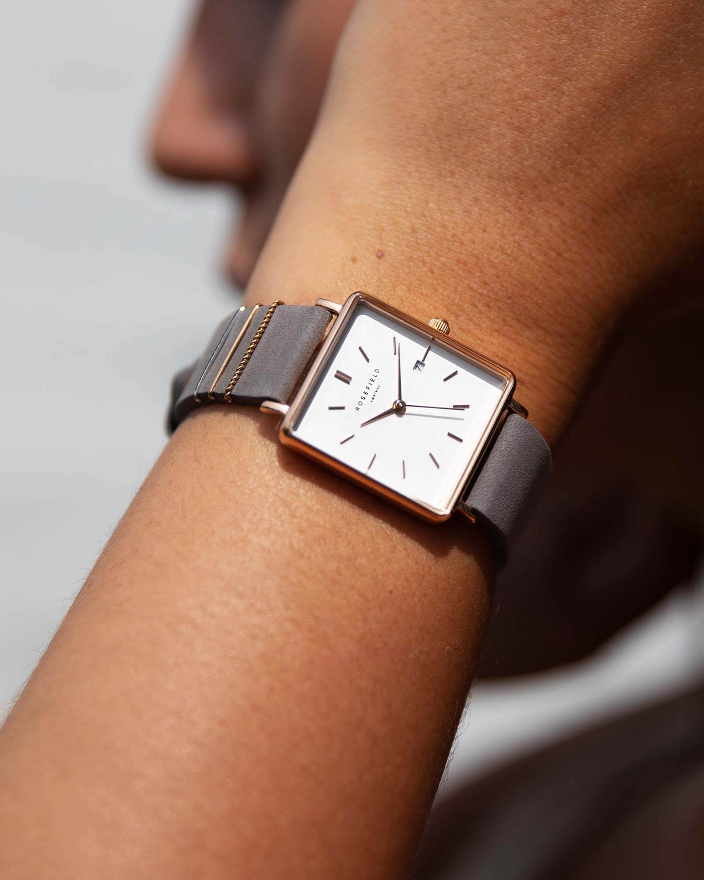 Boxy Cuir Gris