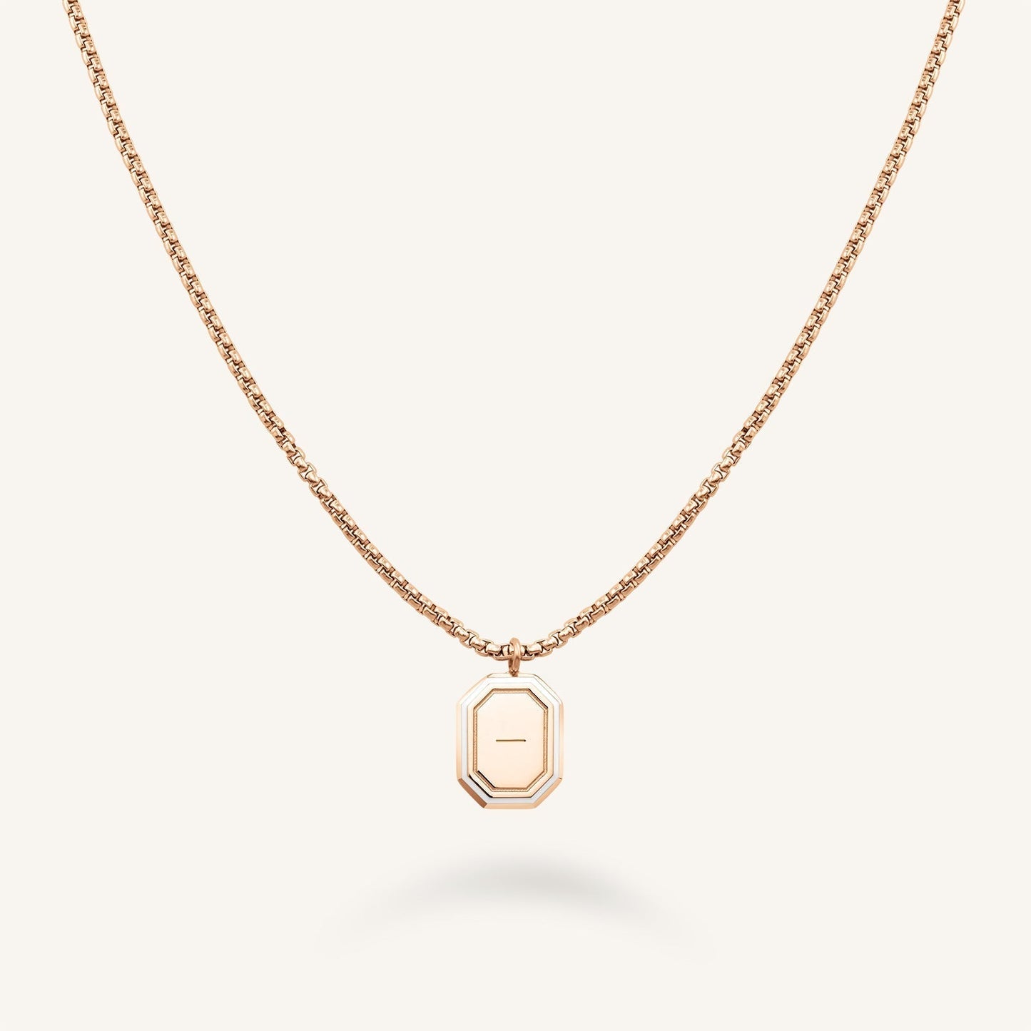 Octagon Enamel Collier