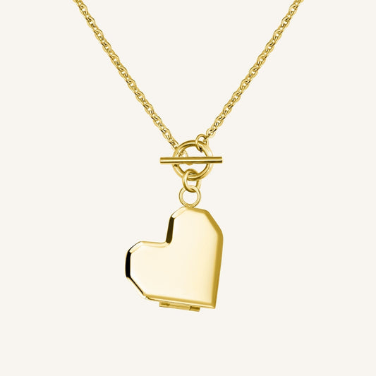 Collier Médaillon Cœur