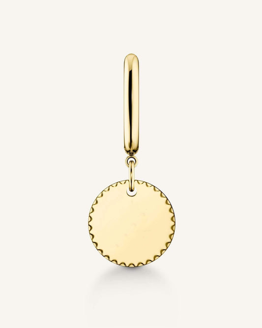 Boucle d'oreille Médaillon