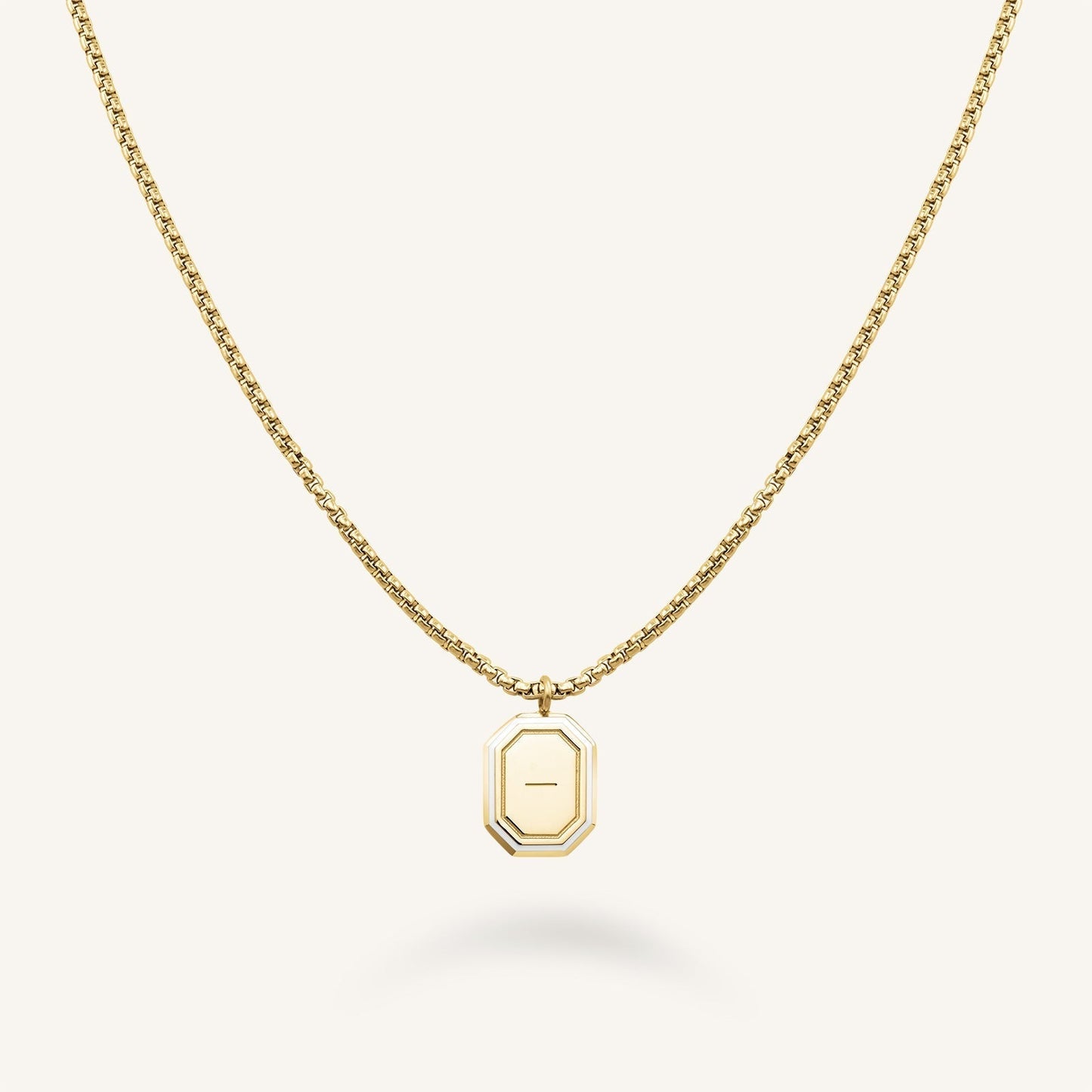 Octagon Enamel Collier