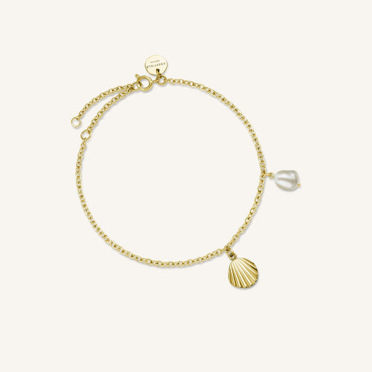Bracelet coquillage & perle