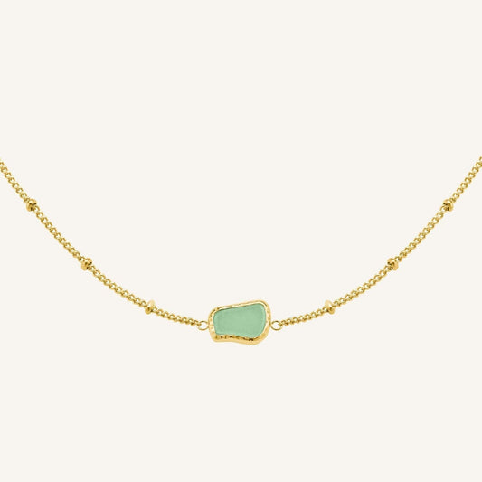 Collier Pierre Précieuse Forme Organique