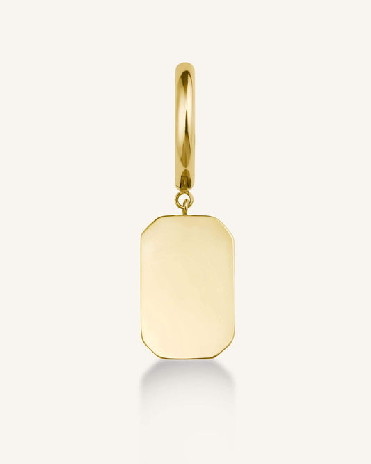 Boucle d'oreille Barre
