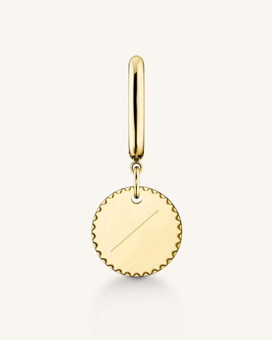 Boucle D'Oreille Médaillon