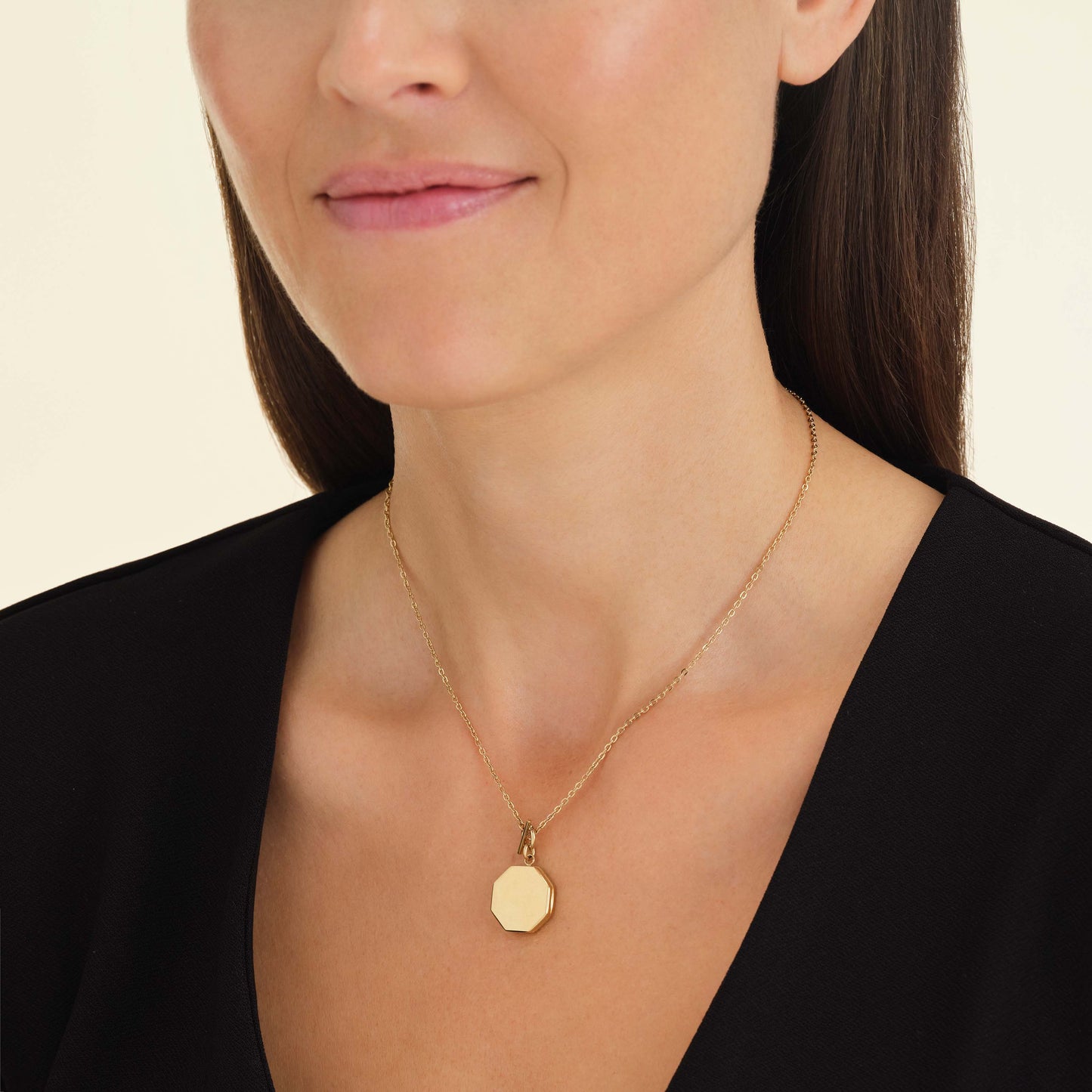 Collier Médaillon Géométrique