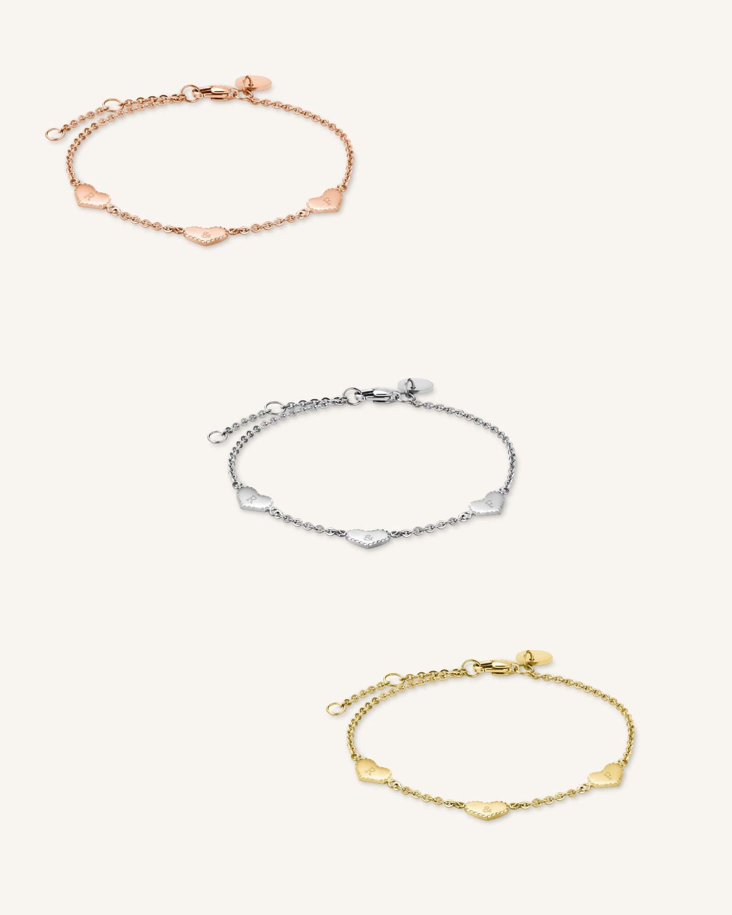 Bracelet 3 Cœurs
