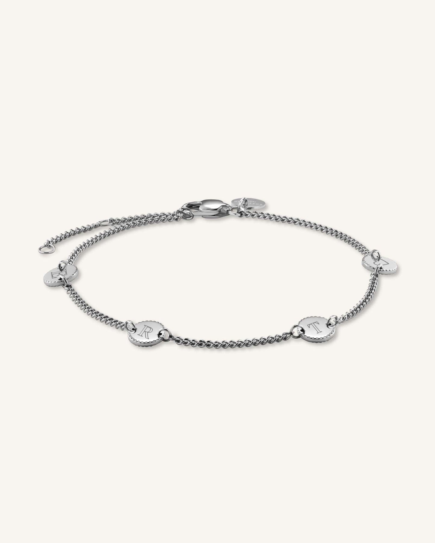 Bracelet 4 initiales