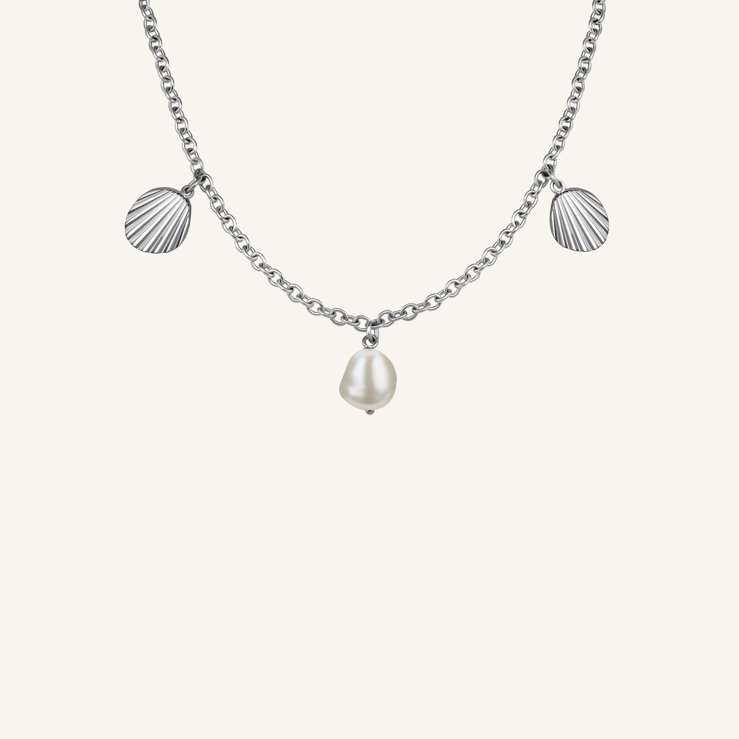 Collier multi coquillages & perles