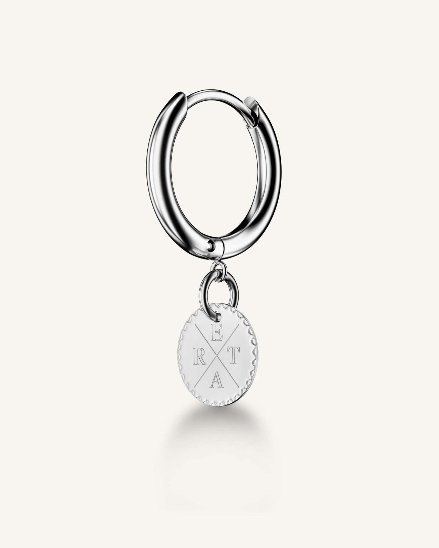 Boucle D'Oreille Médaillon