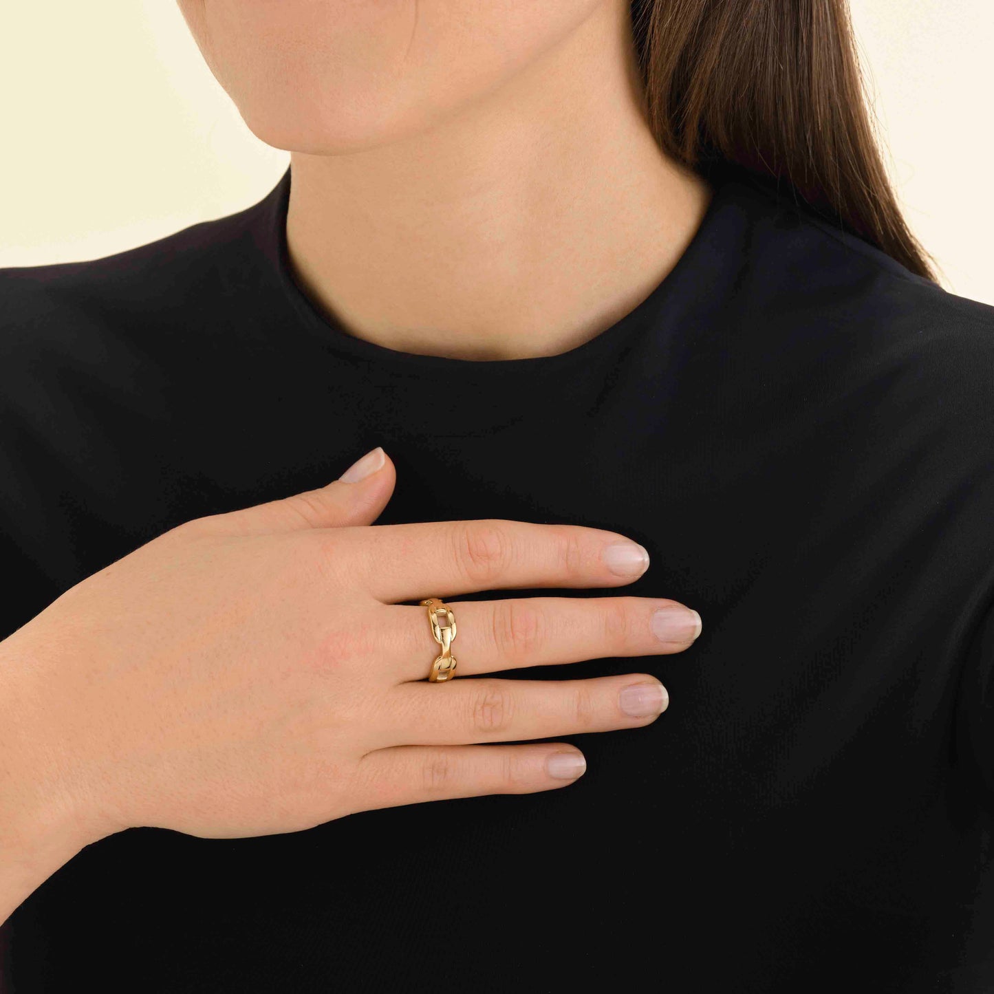 Bague chaîne