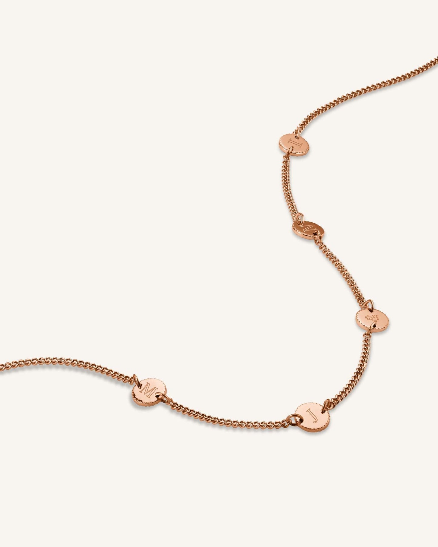 Collier 5 initiales