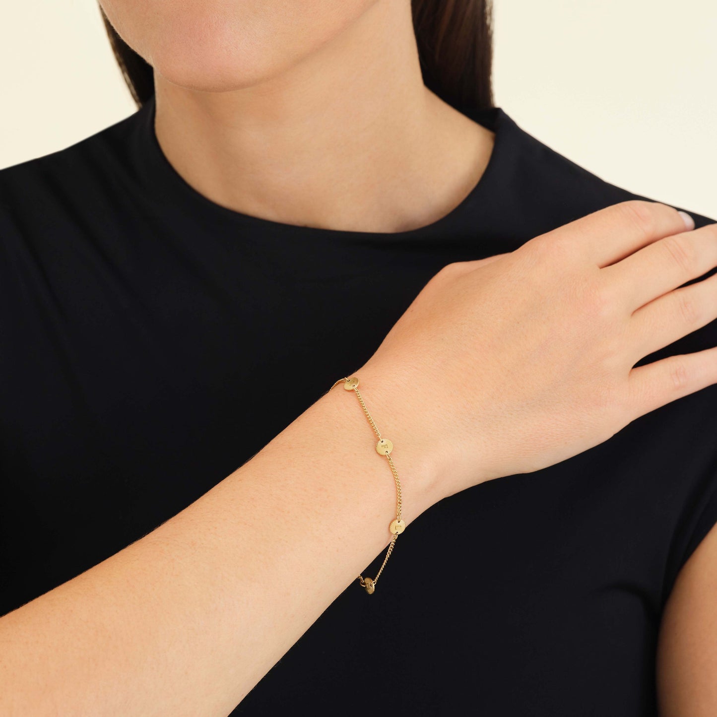 Bracelet 4 initiales
