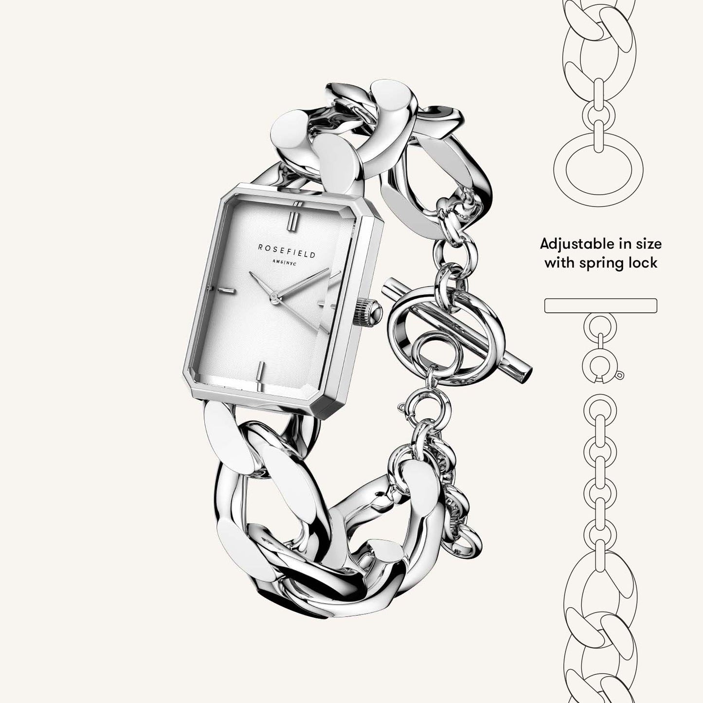 Octagon XS Studio Argent - Avec Gravure