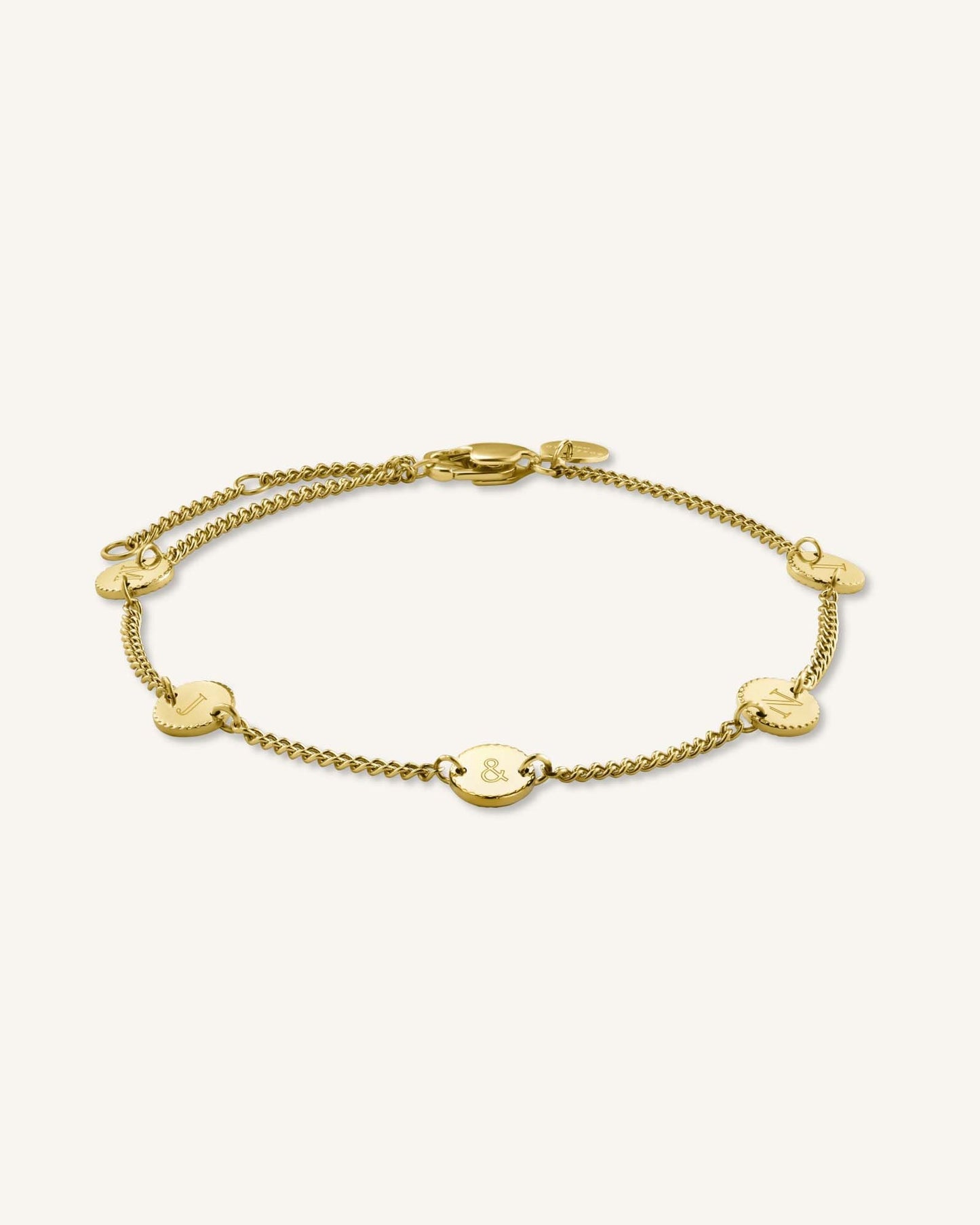 Bracelet 5 initiales