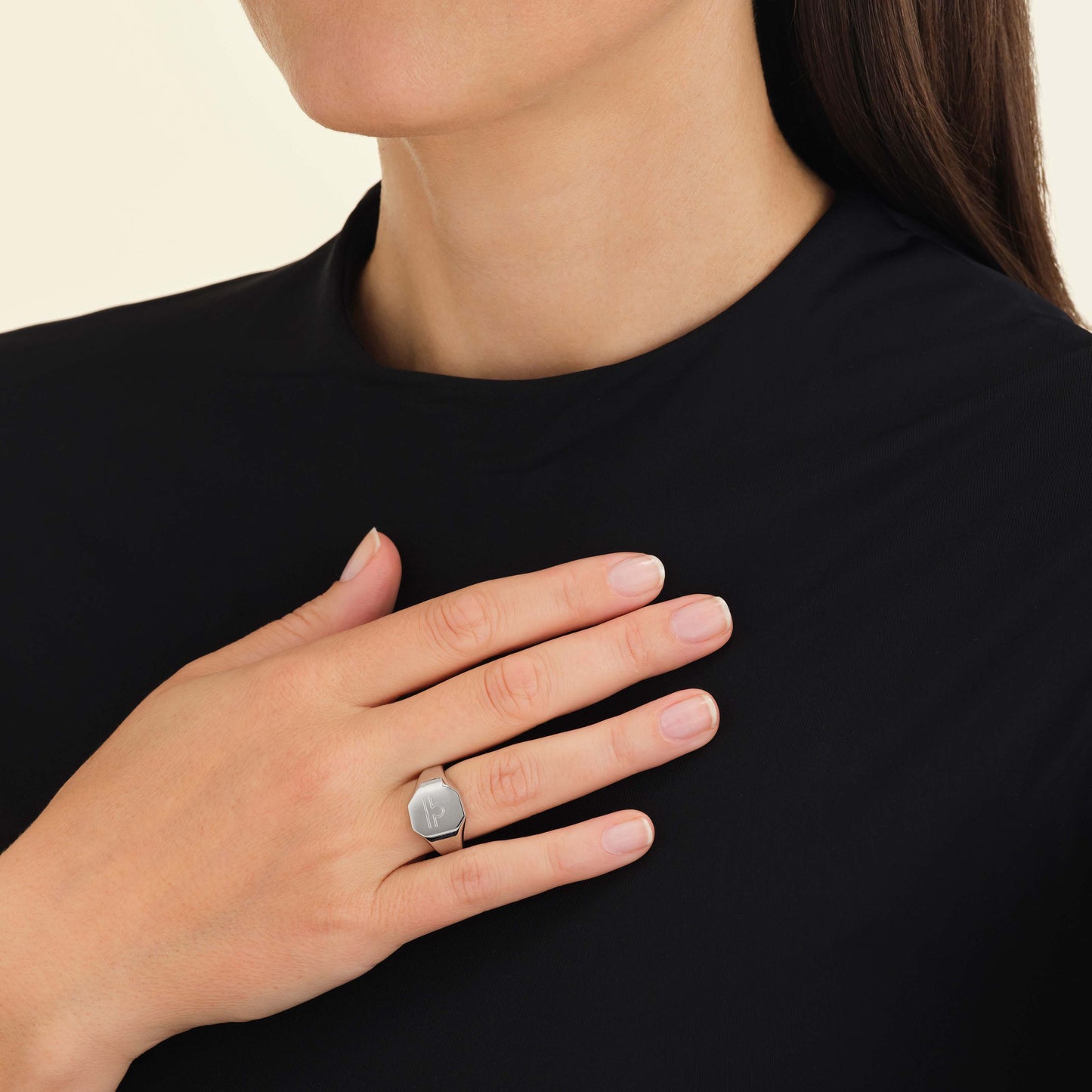 Bague Octogone