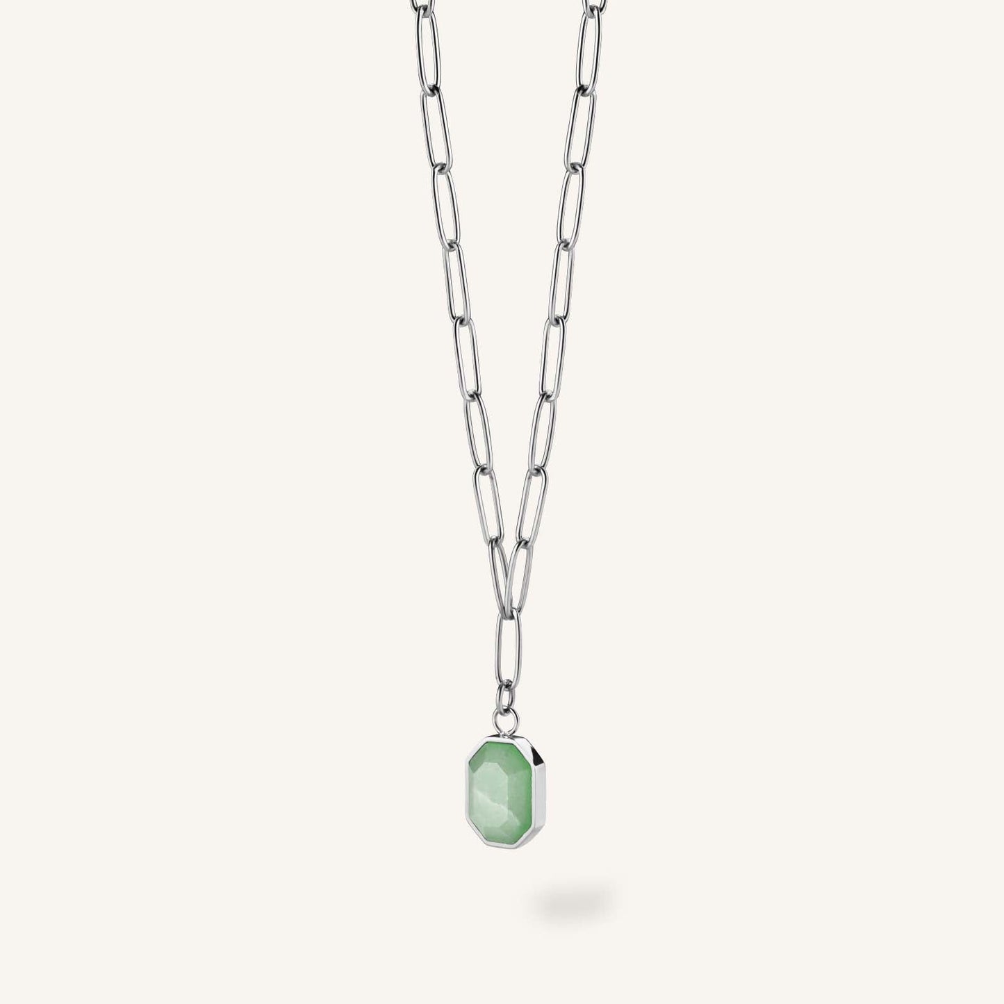 Collier Pierre Géométrique