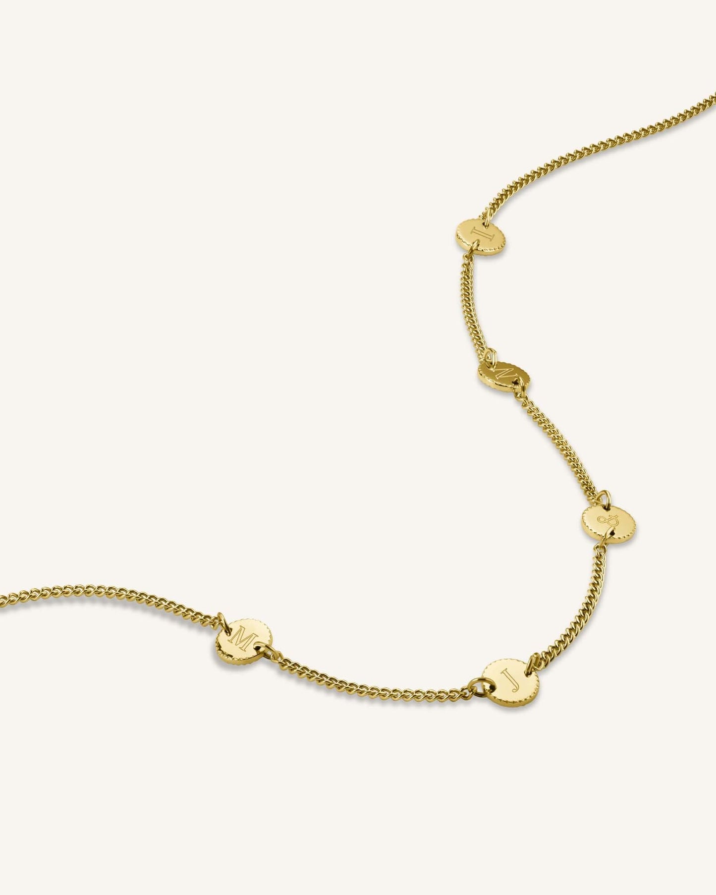 Collier 5 initiales