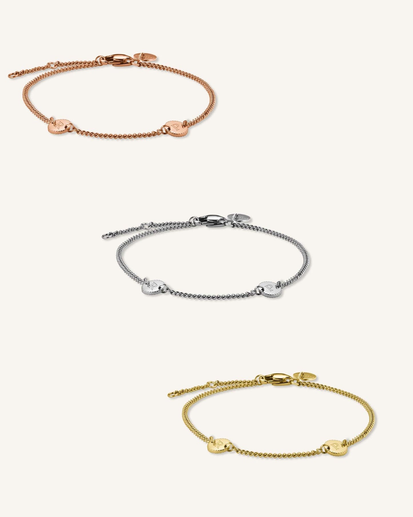 Bracelet 2 initiales