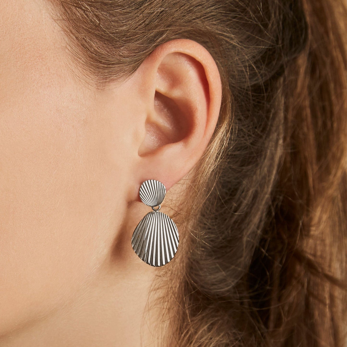 Boucles d'oreilles coquillage
