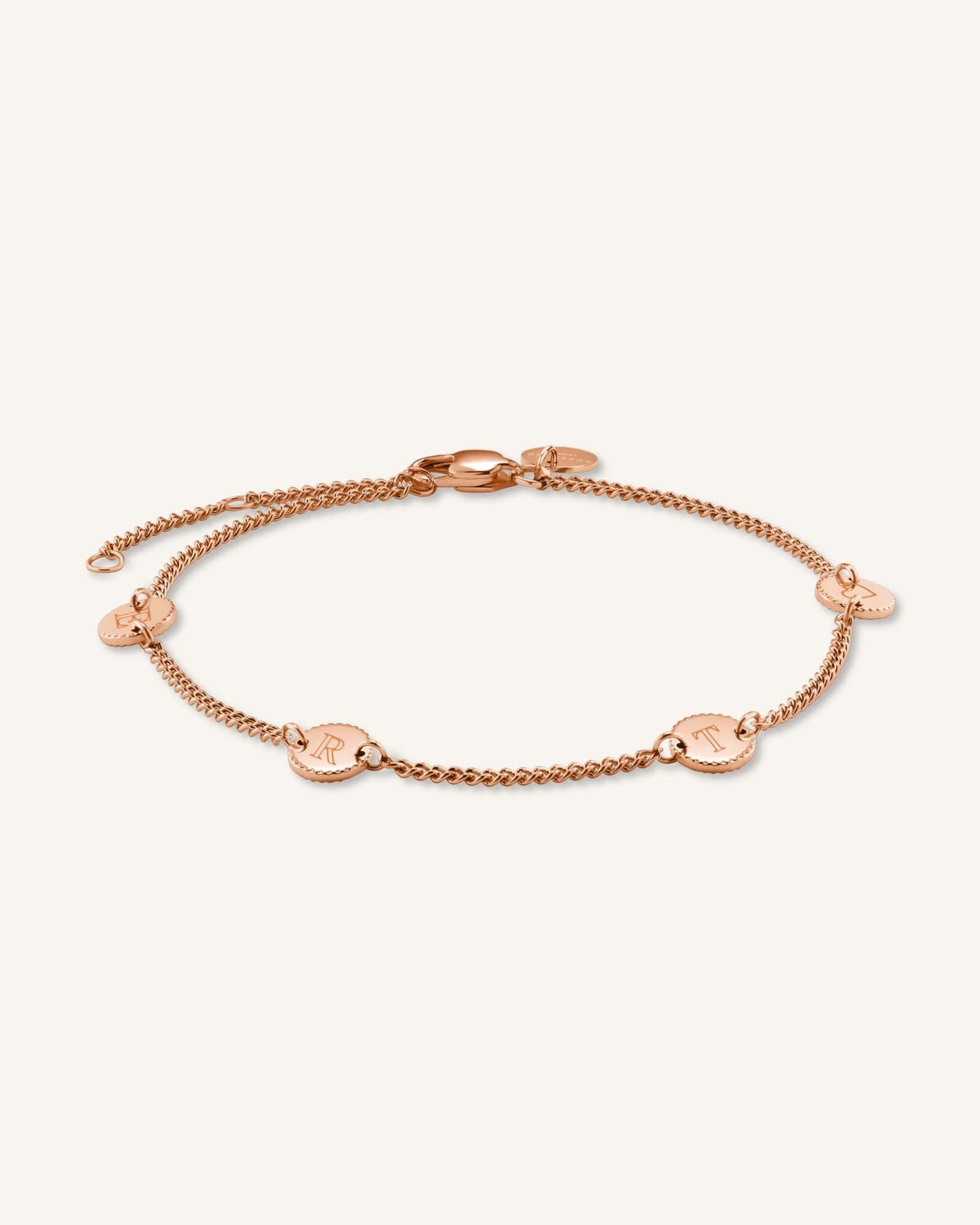 Bracelet 4 initiales