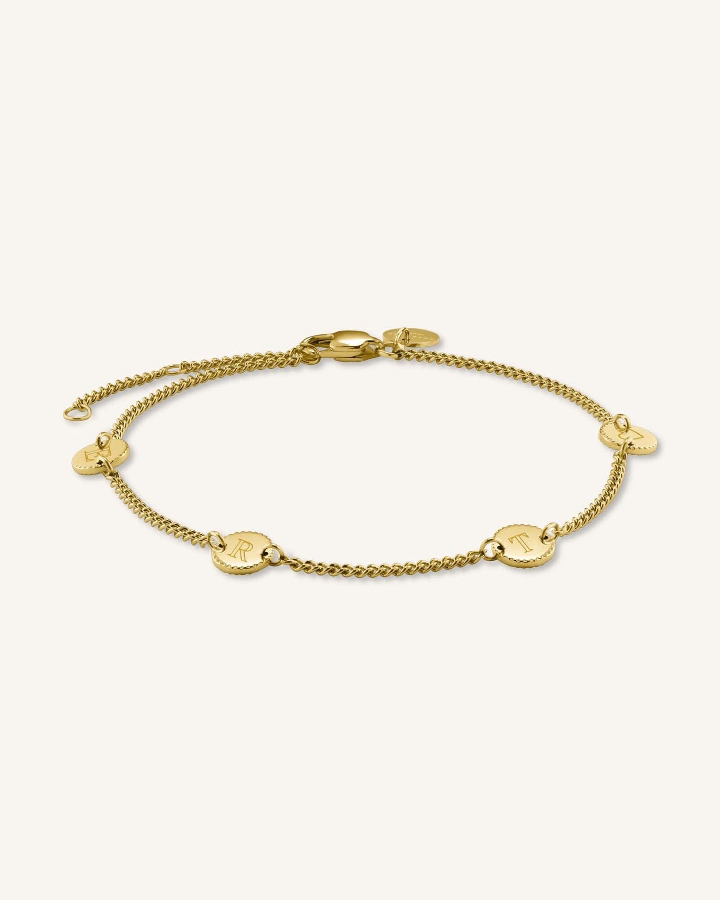 Bracelet 4 initiales