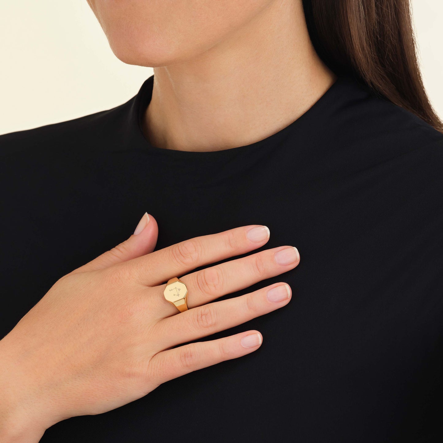 Bague Octogone