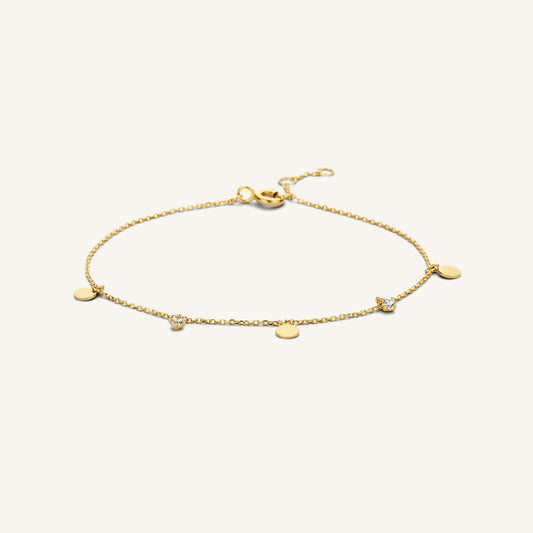 Bracelet Multi Médaillons Zirons