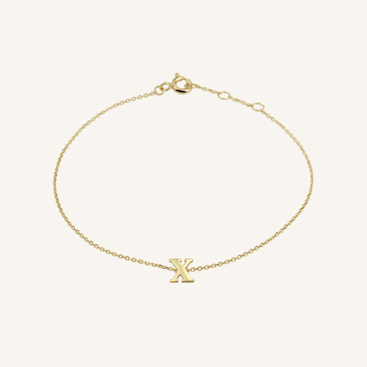 Bracelet Initiale X