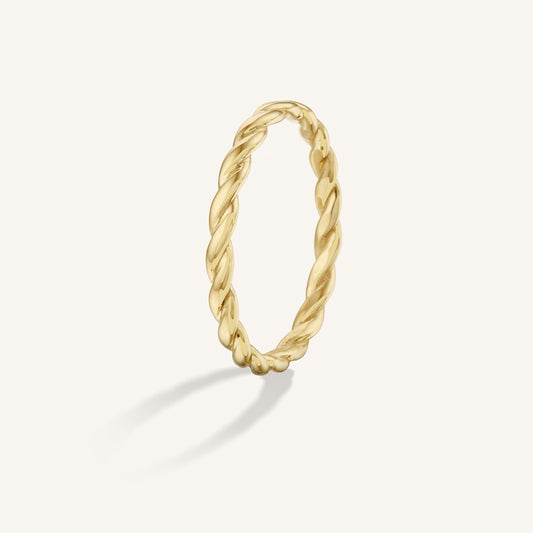 Bague Torsade
